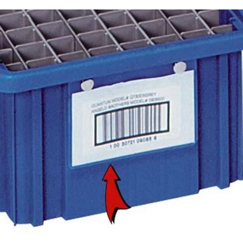 Uline Snap On Label Holders Template